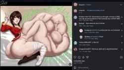 ass_expansion breast_expansion cosplay digestion digestion_noises digestion_sequence huge_ass huge_breasts megumin megumin_(cosplay) multiple_prey real_person same_size_vore skii10 soft_vore struggling struggling_prey twitch twitch.tv twitch_streamer unwilling unwilling_prey unwilling_vore vore vore_belly weight_gain
