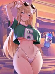 2d bikini female female_only gta_vi_cover_girl tagme topwear vtuber