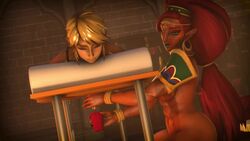 1boy 1boy1girl 1girls 3d abs alternate_costume animated areolae ass background_music big_breasts breasts breath_of_the_wild canon_crossdressing cum cum_in_container cum_in_cup cumshot dark-skinned_female dark_skin ejaculation erection female femboy femboy_on_female gerudo gerudo_link girly green_eyes handjob hetero huge_breasts hyrule_warriors interracial large_breasts light-skinned_male link link_(hyrule_warriors) lipstick long_hair long_video longer_than_30_seconds longer_than_one_minute male male/female milking_handjob milking_table moaning movealongmate muscular_female music nail_polish naughty_face nipple_piercing nipple_rings nipples nude nude_female penis penis_milking piercing pointy_ears red_hair seductive sound source_filmmaker straight testicles the_legend_of_zelda thick_thighs trap two-finger_handjob urbosa video