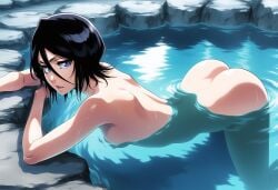 1girls ai_generated black_hair bleach female female_only kuchiki_rukia rukia_kuchiki short_hair tagme