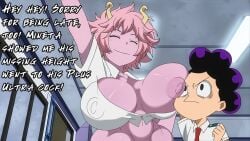 english_text huge_breasts mina_ashido my_hero_academia text