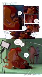 black_mane brown_fur feline lion muscular muscular_anthro muscular_male red_mane scar scar_(the_lion_king) scar_across_eye simba simba_(the_lion_king) the_lion_king yellow_fur