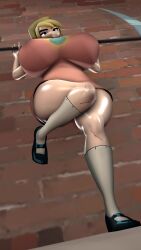 1girl 1girls 3d 3d_(artwork) 3d_model aged_up big_boobs big_breasts blonde_female boobs breasts cartoon_network clothed female female_only fully_clothed huge_boobs huge_breasts huge_hips huge_thighs long_socks mandy_(billy_and_mandy) pink_dress scythe shiningboyz3d shoes socks source_filmmaker the_grim_adventures_of_billy_and_mandy thick_thighs thighs wide_hips