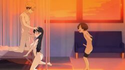 big_breasts big_penis blowjob boku_no_kokoro_no_yabai_yatsu bound crying cuckold cuckold_masturbating cum dominant_male dripping_cum ichikawa_kyoutarou little_penis nanjou_haruya netorare small_penis sucking_penis tagme video yamada_anna