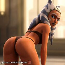 ahsoka_tano ai_generated airtist alien alien/human alien_girl alien_humanoid athletic bikini bikini_bottom bikini_top bra clone_wars close-up close_up closeup female female_only fit high_resolution highres orange_body panties patreon solo star_wars star_wars:_the_clone_wars tagme thong togruta underwear