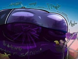 big_breasts blueberry_inflation breasts charlie_(smiling_friends) cleavage dolly_dimpley female huge_breasts hyper_breasts inflation lactating lactation nipples pim_(smiling_friends) sinflative smiling_friends tagme thick_thighs wide_hips