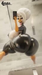 1girls 3d 3d_animation animated anthro areolae ass ass_clapping avian bathroom big_ass big_breasts bottom_heavy breasts bubble_butt busty cellphone clapping_cheeks evelyn_(rumakis) fat_ass female female_only furry furry_only gluteal_fold huge_ass huge_breasts indoors jiggle jiggling_ass large_ass large_breasts looking_at_viewer looking_back massive_ass nipples nude nude_female original phone rumakis selfie shower showing_off showing_off_ass solo sound steam thick_ass thick_thighs thunder_thighs tongue_out twerking video wet wet_skin wide_hips