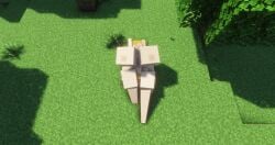 1girl 2026 alex_(cyanu) alex_(minecraft) annoyed annoyed_expression big_ass big_breasts bimbo blocky_anatomy blocky_body blocky_breasts huge_breasts hyper_ass hyper_breasts minecraft mod nude nude_female screenshot solo tagme