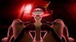 cowgirl_position crazy_eyes cyclops demon_girl hazbin_hotel hellaverse invadernoodles male matthew_d._lovelock morado_arts niffty petite petite_female petite_tits red_hair sex shortstack stockings tagme thick_thighs thighhighs vaginal_penetration video vivienne_medrano voice_acted wide_grin