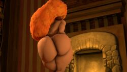 1girls 3d 3d_animation animated ass big_ass big_breasts breasts completely_nude completely_nude_female female female_only ironhawk long_hair naked naked_female nude nude_female orange_hair powerpuff_girls rear_view sara_bellum shaking shaking_ass solo solo_female tagme twerking video