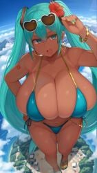1girl 1girls 2026 2d 2d_(artwork) 2d_artwork ai_generated anklet aqua_eyes aqua_hair armpits ass background bangs big_ass big_breasts big_butt big_thighs big_tit big_tits big_tits_squeezed_together big_titties blue_eyes blue_hair blue_hat blue_outfit blush blush_lines blushing blushing_at_viewer blushing_female bottomless bracelet brazil brazilian brazilian_female brazilian_miku breasts breasts_bigger_than_head breasts_bigger_than_torso breasts_squeezed_together child_bearing_hips cleavage cleavage_cutout cleavage_overflow cleavage_window clothed clothed_female clothes collar collarbone color colored curvaceous curvaceous_body curvaceous_female curvaceous_figure curvaceous_hips curvaceous_thighs curves curvy curvy_body curvy_female curvy_figure curvy_hips curvy_thighs cyan_eyes cyan_hair dangling_breasts dark-skinned_female dark_skin deep_cleavage deep_skin earrings enormous_breasts exposed_shoulders eyewear_on_head fat_ass fat_butt female female_focus female_only flower fully_clothed fully_clothed_female giant_ass giant_breasts giant_butt giant_thighs giant_tits gigantic_ass gigantic_breasts gigantic_butt gigantic_thighs gigantic_tits glistening glistening_body glistening_breasts glistening_clothing glistening_hair glistening_skin green_hair green_nails gyaru hair_between_eyes hair_bow hair_flower hair_ornament hanging_breasts hatsune_miku heavy_breasts hips hoop_earrings hourglass_figure hourglass_figured_female huge_ass huge_breasts huge_butt huge_thighs jewelry large_ass large_breasts large_butt large_thighs large_tits latin_american_hatsune_miku_(meme) legs_together light_blue_hair light_skin long_eyelashes long_hair long_legs looking_at_viewer low_hanging_breasts massive_ass massive_breasts massive_butt massive_thighs massive_tits multicolored_hair nail_polish narrow_waist naughty_face necklace no_bra no_nipples_visible no_nude no_nudity no_panties oiled_breasts oiled_skin overflowing_breasts overflowing_thighs pale-skinned_female seductive semi_nude shiny shiny_body shiny_breasts shiny_clothes shiny_hair shiny_skin shoulders shoulders_raised shoulders_up sidelocks skindentation skinny_waist slender_waist slim_waist small_waist smile smiling_at_viewer soft_breasts solo solo_female solo_focus stacked stacked_ass stacked_breasts stacked_lady sunglasses tan tan_body tan_skin tanlines tanned tanned_skin thick thick_ass thick_butt thick_eyelashes thick_hips thick_legs thick_thighs thigh_bulge thigh_highs thighhighs thighs thighs_bigger_than_head thighs_bigger_than_torso thighs_large thighs_together thighs_waist thin_eyebrows thin_waist thunder_thighs thunderthighs tie tie_between_breasts tight_clothes tight_clothing tight_shirt tiny_waist tongue tongue_out truegoon twintails very_long_hair vocaloid voluptuous voluptuous_female wide_hips zettai_ryouiki