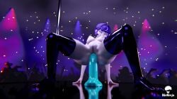 animated dildo juno_(overwatch) masturbating masturbation ninninja tagme video