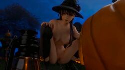 3d animated animated_gif fortnite gif lexa_(fortnite) lexa_hexbringer_(fortnite) pee peeing piss pissing squatting urination urine urine_stream
