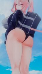 720p 720x1280 ass ass_focus feminine heterochromia mp4 tagme unity_(engine) video vrchat vrchat_avatar white_sclera