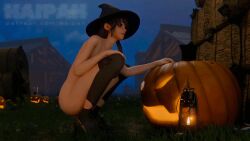 3d animated animated_gif billy_the_puppet fortnite gif lexa_(fortnite) lexa_hexbringer_(fortnite) pee peeing piss pissing saw_(series) squatting urination urine urine_stream