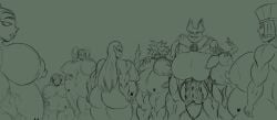 android_18 angel_(dragon_ball) anthro ass balls big_balls big_breasts big_butt big_penis blush bodily_fluids breasts caulifla champa champanized cocotte cus dominant dragon_ball dragon_ball_super felid feline fellatio female female_on_anthro genitals god_of_destruction group helles hi_res human interspecies interspecies_domination kale kefla kefla_(dragon_ball) male male/female mammal marcarita margarita married_female multiple_girls nipple_piercing nipples nude open_mouth open_smile oral overweight overweight_male penile penis piercing pregnant pregnant_belly pregnant_female purple_body saliva sex smile standing tattoo thick_thighs ugly_bastard vados vein veiny_balls wedding_ring wip