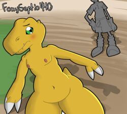 agumon digimon digimon_(species) foxyseptic440 male_only tagme