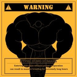 feitadenectar hyper_genitalia hyper_muscles hyper_penis muscular_male warning_sign warning_sign_person