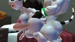 1boy 1boy1girl 1girls 3d 3d_animation animated bed bedroom big_ass big_breasts breasts doggy_style dozey_(token_taker) female female_penetrated kabalmystic_(style) larger_male lok_(character) longer_than_3_minutes male original_character plap rabbid rabbit rabbit_girl raving_rabbids size_difference smaller_female sound tagme token_taker ubisoft vaginal_penetration vaginal_sex video