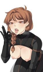 ai_generated candice_(unordinary) ceremon_vaughan edited_ai oral_invitation self_upload unordinary webtoon webtoon_waifu