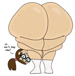 beth_(tdi) big_ass looking_at_viewer tagme text theslashfive total_drama_island watching_at_viewer