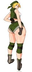 1girls ass big_ass eri_kasamoto female metal_slug octavius_dp short_shorts shorts snk thick_thighs