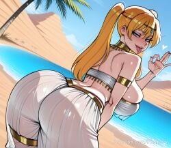 1female 1girl 1girls 2026 absurdres aesthetic ai_generated anime anime_style arabian_clothes armlet artist_name ass ass_focus back bare_shoulders beach beautiful beautiful_female beautiful_girl big_ass big_breasts bitch blonde_hair blue_eyes blue_sky blurred_background blush blush_lines blushing blushing_female breasts bubble_ass bubble_butt comic comic_page comic_panel comic_strip cover_page curvy curvy_body curvy_female curvy_figure curvy_hips curvy_thighs cute cute_face dancer day desert dialogue digital_art digital_painting egyptian_clothes english english_dialogue english_text facial_mark fellatio_gesture from_behind genderswap genderswap_(mtf) gold hair_between_eyes half-closed_eyes harem_outfit heart high_quality highres huge_ass huge_breasts large_ass large_breasts leaning_forward line_art long_comic long_hair looking_at_viewer looking_back manga_style multiple_panels naruko naruto naruto:_the_last naruto_(classic) naruto_(series) naruto_shippuden naughty_face ocean ok_sign open_mouth oral_invitation outdoors palm_tree patreon patreon_link patreon_username phanary rule_63 sand see-through sexy sexy_body sexy_female sexy_pose sideboob skindentation sky slut smile soft_shading solo solo_focus speech_bubble teeth text text_box text_bubble text_focus thick tongue tongue_out tree twintails upper_teeth_only uzumaki_naruto water web_address whisker_markings