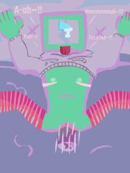anon anonymous_male crying crying_while_penetrated crying_with_eyes_open cube_1_(geometry_dash) cuntboy cuntboy_focus cuntboy_penetrated femboy gay gay_sex geometry_dash hoodie hoodie_up moaning moaning_in_pleasure moaning_loud nipples_out rendered socks tongue tongue_out vaginal_penetration vaginal_sex