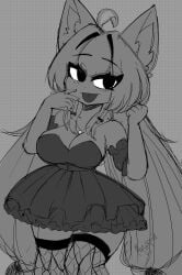 big_breasts breasts character_request cleavage female huge_breasts marysquid tagme thick_thighs wide_hips