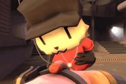 animated boobjob clothed_female lucy_the_bun sfm team_fortress_2