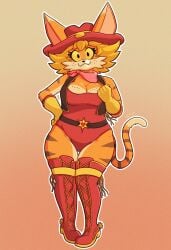 1girls 2026 anthro anthro_female anthro_only breasts cat cat_ears cat_girl cat_tail crimson_(roboticsteve) female female_only furry furry_female furry_only oc original_character ring_cats roboticsteve tagme thighs