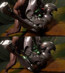 b2_super_battle_droid dark-skinned_male ipicklejuicei lolpro2 mating_press no_sound robot_girl star_wars thigh_grab vaginal vaginal_penetration