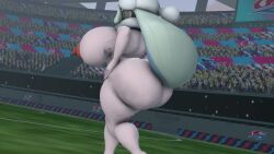 1girls 3d 3d_animation animated areolae ass barefoot big_ass big_breasts breasts completely_nude completely_nude_female female female_only full_body human human_only ironhawk long_hair melony_(pokemon) naked naked_female nipples nude nude_female pokemon solo solo_female strutting tagme video walk_cycle walking