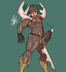 1boy big_penis league_of_legends male male_only muscular pyke