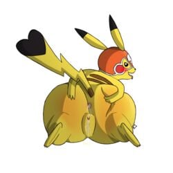 anus ass big_butt cosplay_pikachu epikkurf female nintendo pikachu pikachu_libre pokémon_(species) pokemon video_games