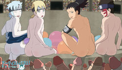 boruto:_naruto_next_generations gay male male_only mitsuki_(naruto) multiple_boys multiple_males multiple_penises nara_shikadai naruto onoro_nyo shinki shinki_(boruto) squatting tagme yaoi