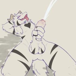 1:1 1boy 2026 2d absurd_res anthro asriel_dreemurr asriel_dreemurr_(god_form) balls big_penis biped blush bodily_fluids bovid caprine cum ejaculation erection foreskin fur genital_fluids genitals goat hi_res humanoid_genitalia humanoid_penis looking_pleasured lying male male_anthro male_only mammal masturbation mrfalco on_back penile penile_masturbation penis solo tail tongue tongue_out undertale undertale_(series) white_body white_fur