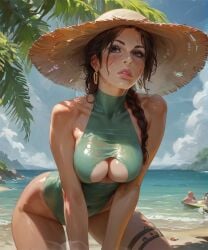 ai_generated artificialfire female lara_croft tagme tomb_raider