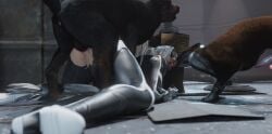 2dogs 3d animal animal_genitalia animal_penis animated beastiality black_cat black_cat_(marvel) blueberg canine_genitalia canine_penis clothing dog(s) doggy_style erection extreme_content extremely_large_filesize face_mask feline female h264_(codec) high_resolution interspecies kissing knotted_penis large_filesize limited_visibility marvel_comics mask mp4 no_audio outdoor_sex outdoors penis sex spider-man_(series) tagme taken_from_behind threesome tongue tongue_out torn_clothes vaginal_penetration very_high_resolution video zoophilia