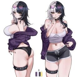 shiori novella from hololive by doujenrad