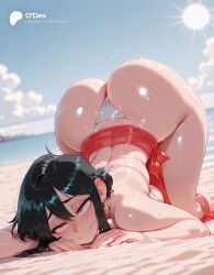 1girl 1girls absurd_res absurdres ai_generated ass big_ass big_breasts black_hair blurred_background blurry_background breasts cartoon cartoony depth_of_field female female_focus hi_res high_quality high_resolution highres large_ass large_breasts odexai small_waist solo_focus spy_x_family straight thick_thighs thin_waist thorn_princess wide_hips yor_briar yor_forger