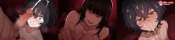 ai_generated blonde-haired_male brown_eyes brown_hair bully cheating cucked_by_father cuckold cum_on_face daughter-in-law elegant father-in-law father-in-law_and_daughter-in-law father_and_son forced_incest gyaru-oh hentai hime_cut huge_breasts humiliation incest laughing lordem mocking muscular_male netorare nsfw ntr tanned_male wide_hips