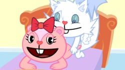 2018 animated duo female giggles_(htf) happy_tree_friends highres loop male male_penetrating nemao penetration penis pussy sex straight vaginal_penetration