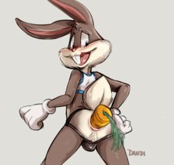 1boy anal anal_sex anthro blush bugs_bunny carrot clothing dandi food gay improvised_dildo improvised_sex_toy jockstrap lagomorph looney_tunes male male_only mammal penetration rabbit solo underwear vegetable warner_brothers