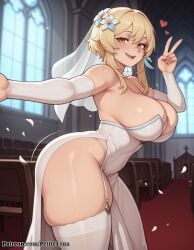 1girl 1girls ai_assisted ai_generated anime anime_style big_ass big_breasts boobs breasts clitoris curvaceous curvaceous_body curvaceous_female curvaceous_figure female female_focus fit_female genshin_impact girl girly hentai hourglass_figure huge_ass huge_breasts lumine_(genshin_impact) patreon petitelyna pussy sexy shiny uncensored vagina voluptuous voluptuous_female waifu waifu_diffusion woman