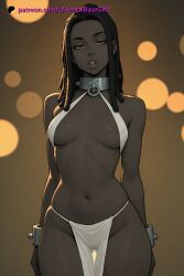 1girls ai_generated ass breasts covered_nipples covered_pussy dress solo
