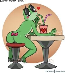 1other anus ass beckoning noisetanker nonbinary nude pussy ribbit_(the_amazing_digital_circus) sitting the_amazing_digital_circus