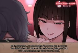 ai_generated blonde-haired_male boyfriend brown_eyes brown_hair bully cheating cucked_by_father cuckold daughter-in-law elegant father-in-law father-in-law_and_daughter-in-law gyaru-oh hentai hime_cut huge_breasts licking_lips lordem manipulation muscular_male netorare nsfw ntr tanned_male wide_hips