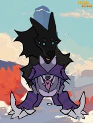 2d_animation all_fours anal anal_penetration animated animated_gif bandai_namco bodily_fluids canid canine cum digimon digimon_(species) digital_media_(artwork) doggystyle duo feral feral_on_feral feral_penetrated feral_penetrating feral_penetrating_feral frame_by_frame from_behind_position genital_fluids genitals kiwikiwi555 looking_at_viewer male male/male male_penetrated male_penetrating male_penetrating_male mammal obscured_penetration open_mouth penetration penile penile_penetration penis sangloupmon sex short_playtime simple_background smile tongue