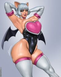 rouge the bat from sega by yam art